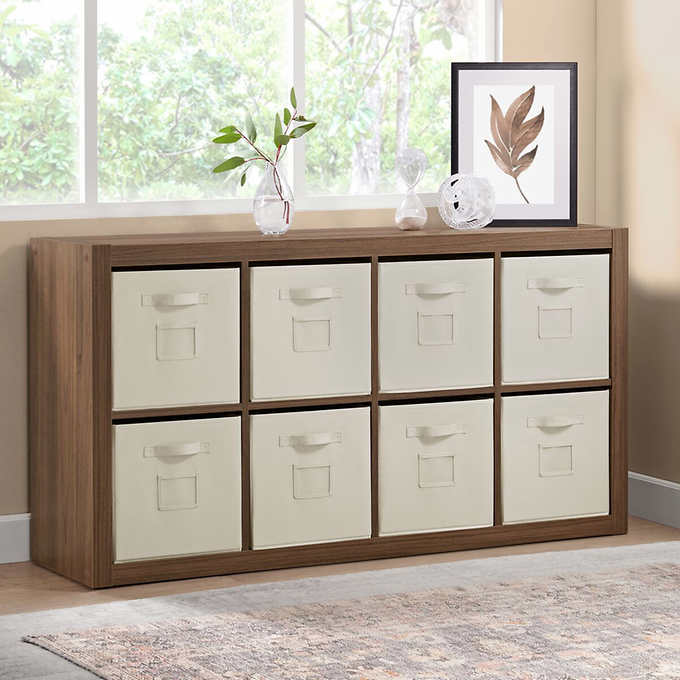 O'nin Room Divider With 8 Storage Bins