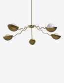 Lulu and Georgia Kukka Chandelier by Sarah Sherman Samuel - Brass