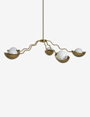 Lulu and Georgia Kukka Chandelier by Sarah Sherman Samuel - Brass