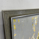 Yellow and Gray Abstract Art