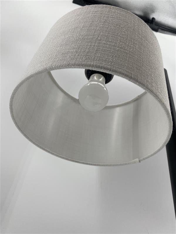 "Metro Elegance" Table Lamp with Textured Shade - 23" Height