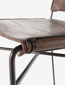 Four Hands Wharton Bar Stool - Distressed Brown