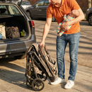 Carbon Fiber Baby Stroller Travel Lightweight Compact Stroller Easy-Fold Design Infant to Baby Toddler