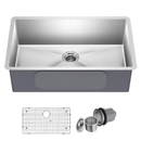 32" Undermount Single Bowl 16 Gauge Stainless Steel Kitchen Sink
