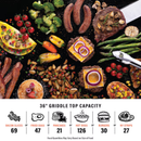 Blackstone 36in Culinary Cabinet Omnivore Griddle with Folding Prep Table 4 -Burner
