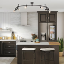 allen + roth Sloan 99.48-in 6 -Light Bronze dimmable Integrated Traditional Flexible Track Lighting Kit