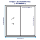 Pella 250 Series Sliding Window 34" x 22" - White