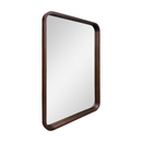 allen + roth 24-in W x 35.0-in H Rectangle Light Brown Polished Wall Mirror