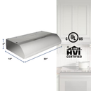 Broan 30 inch Convertible 270-CFM Stainless steel Under Cabinet Range Hood