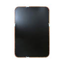 allen + roth 24-in W x 35.0-in H Rectangle Light Brown Polished Wall Mirror