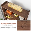 Tribesigns Bookshelf Brown