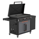 Blackstone 36in Culinary Cabinet Omnivore Griddle with Folding Prep Table 4 -Burner