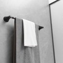 BWE 4 -Piece Abyssal Hush Matte Black Decorative Bathroom Hardware Set Towel Bar, Toilet Paper Holder, Towel Ring ,Robe Hook Included