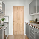 RELIABILT 30-in x 80-in 6-panel Solid core Unfinished Pine Interior Slab Door