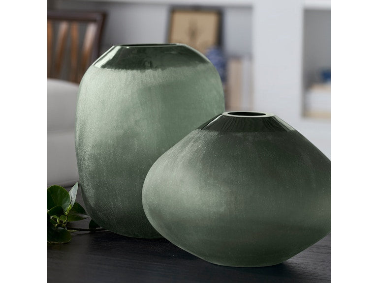 Palecek Mykonos Glass Vase, Tall