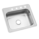 Glacier bay 25 in. Drop-in Single Bowl 22 Gauge Stainless Steel Kitchen Sink