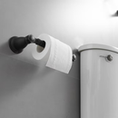 BWE 4 -Piece Abyssal Hush Matte Black Decorative Bathroom Hardware Set Towel Bar, Toilet Paper Holder, Towel Ring ,Robe Hook Included