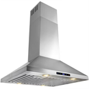 AKDY 30 inch Convertible 343-CFM Stainless steel Island Range Hood