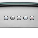 AKDY 30 inch Convertible 343-CFM Stainless steel Island Range Hood