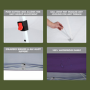 Ozark Trail 10' x 10' Purple Instant Slant Leg Pop-Up Canopy Outdoor Shade