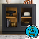 Better Homes & Gardens Ezra Accent Cabinet, Rich Black