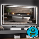 ONWITH LED Bathroom Mirror with Lights 38-in x 28 Vanity mirror