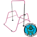 CAP Adjustable Height Horizontal Gymnastics Bar for Kids, Pink