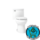 KOHLER Prosa White Elongated Chair height 12-in Rough-In WaterSense 1.28 GPF Soft Close 1-piece Toilet