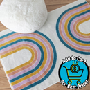 Mainstays 36 in x 56 in Rainbow Arches Indoor Area Rug