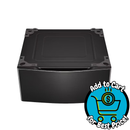 LG 29-in Washer and Dryer Universal Laundry Pedestal ( Black Steel ) with Storage Drawer