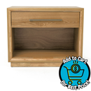 Santa Barbara Modern Natural Nightstand