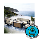 Mirador Sanibel 4-piece Outdoor Fire Seating Set