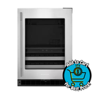 KitchenAid Beverage Center with Glass Door and Metal-Front Racks
