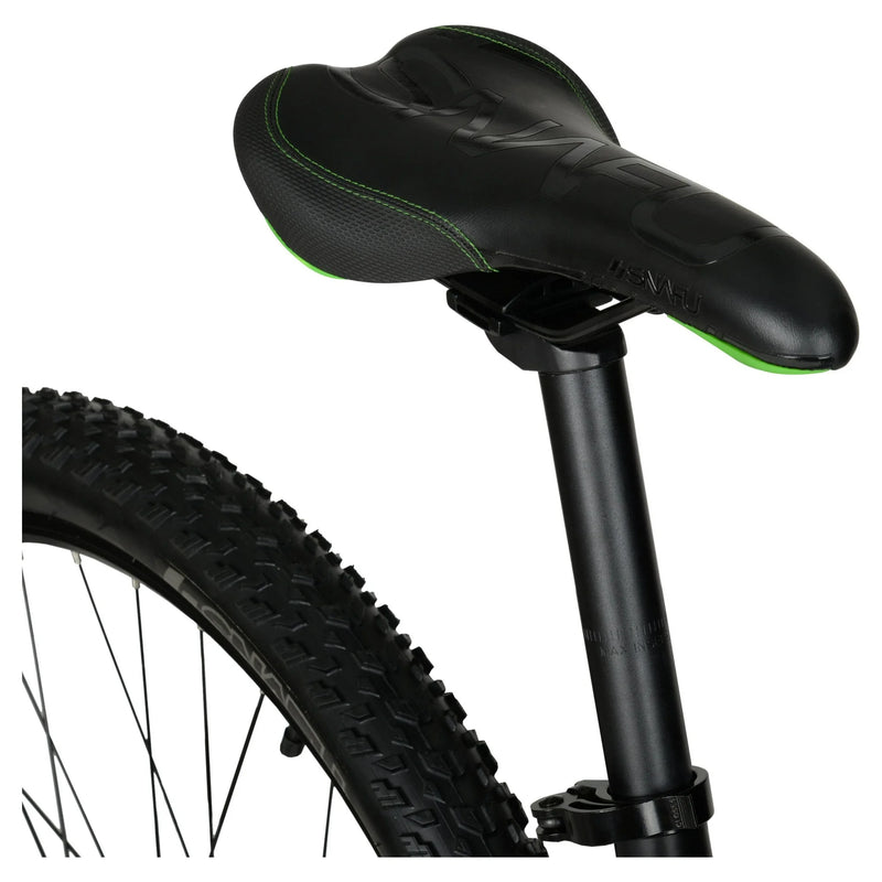 29" Hyper Carbon Fiber Mountain Bike, Black/Green