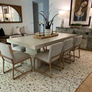 Palecek Broderick Extendable Dining Table, Light Driftwood