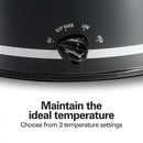 Slow Cooker, Extra-Large Capacity, Serves 10+, 8 Quarts, Black