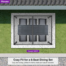 PURPLE LEAF Caesar Solar Louvered Pergola with LED Strip Lights and Control Panel Aluminum Outdoor Pergola with Adjustable Roof