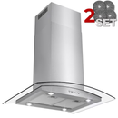 AKDY 30 inch Convertible 343-CFM Stainless steel Island Range Hood