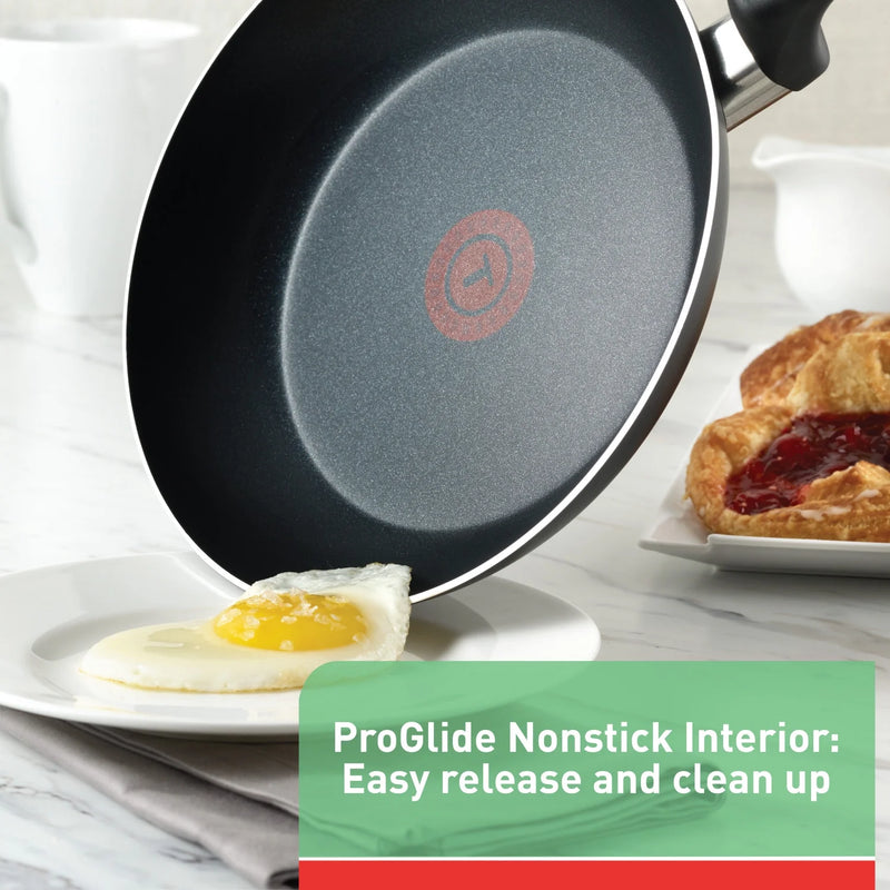 T-fal Kitchen Solutions, 22 Piece Non-Stick Pots and Pans Cookware Set, Black