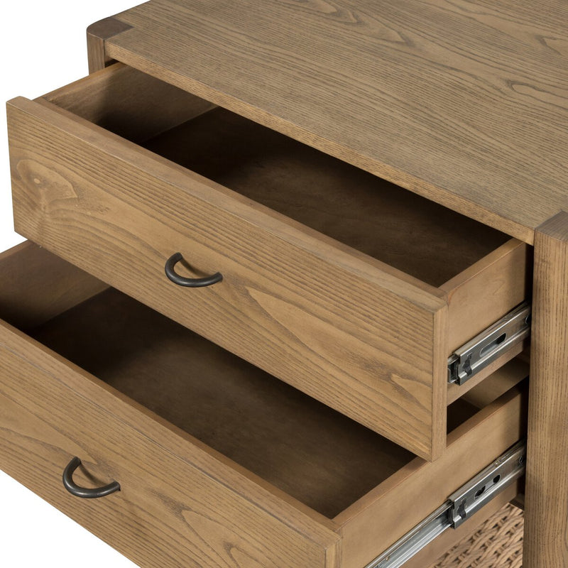 Four Hands Zuma Nightstand - Dune Ash