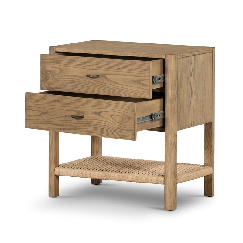 Four Hands Zuma Nightstand - Dune Ash