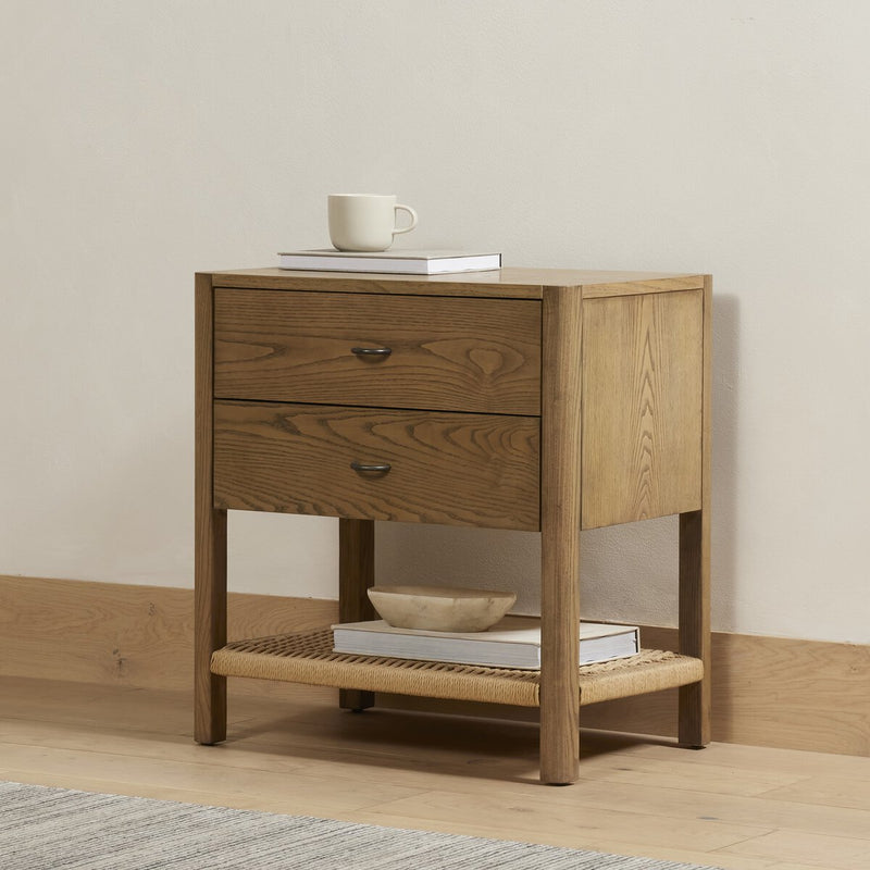 Four Hands Zuma Nightstand - Dune Ash