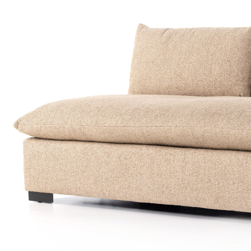 Four Hands Grant Armless Sofa – Heron Sand