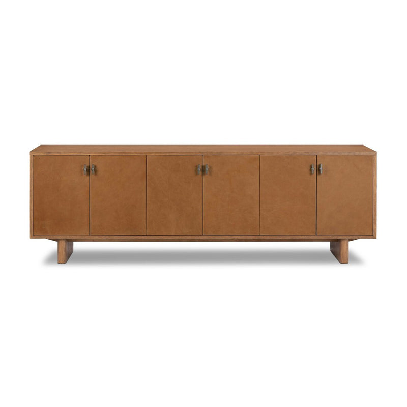 Four Hands Posada Media Console - Amber Oak