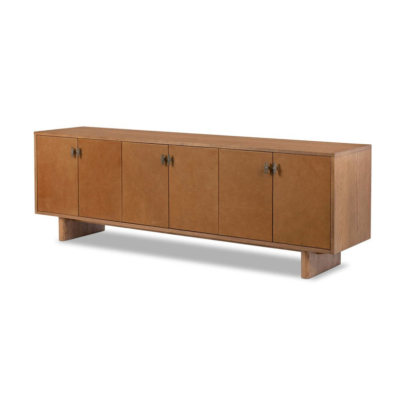 Four Hands Posada Media Console - Amber Oak