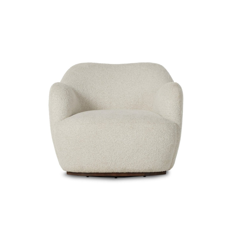 Four Hands Julius Swivel Chair - Sheldon Ivory