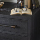 Four Hands Adolfo Nightstand - Modern Black Ash