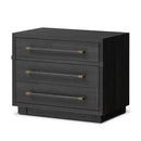 Four Hands Adolfo Nightstand - Modern Black Ash