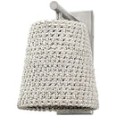 Palecek Green Oaks Wall Sconce - Whitesand/Pewter