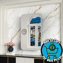 Medicine Cabinet with Mirror Silver